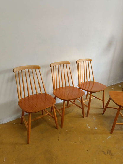 Sedie Nesto design danese vintage anni 50 [91sw24466] misure L.42 H.82/45 P.47
