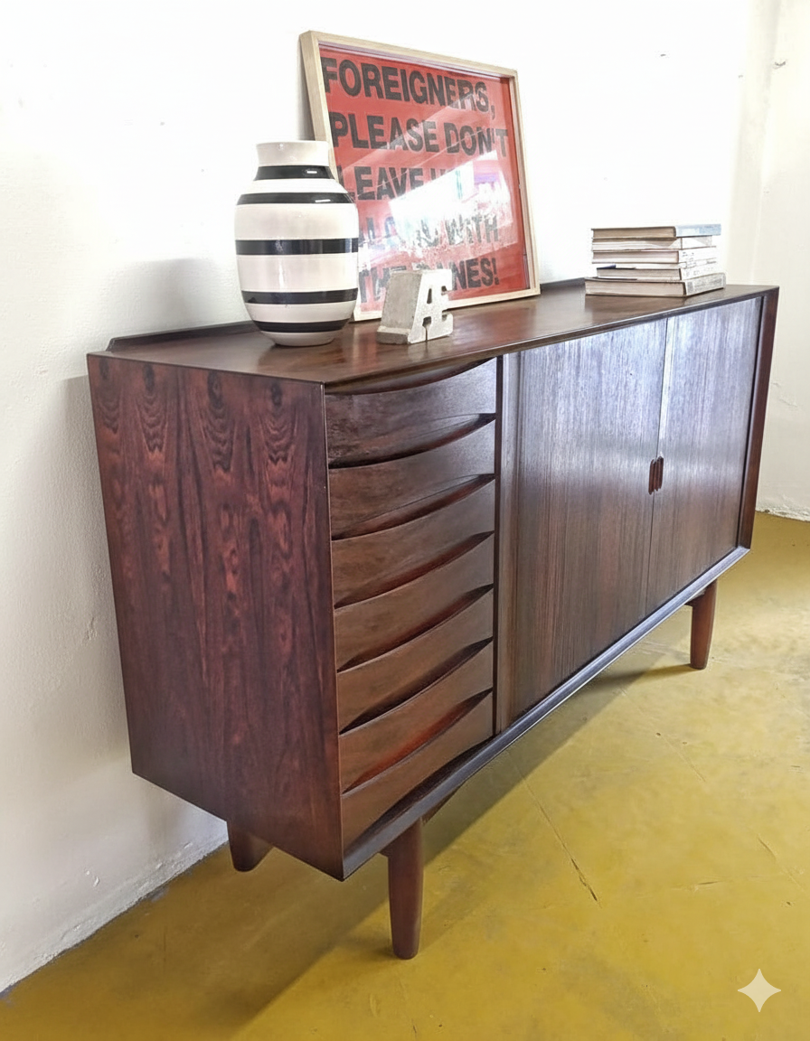 Credenza Arne Vodder Danese Palissandro 183cm  | N.63 Sibast