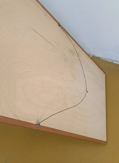 Tavolino + specchio design danese vintage anni 60 | 91cm | lp2