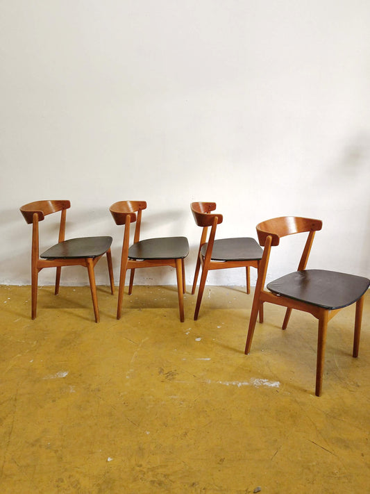 Sedie design danese originale vintage anni 60 [91vnt-curve]