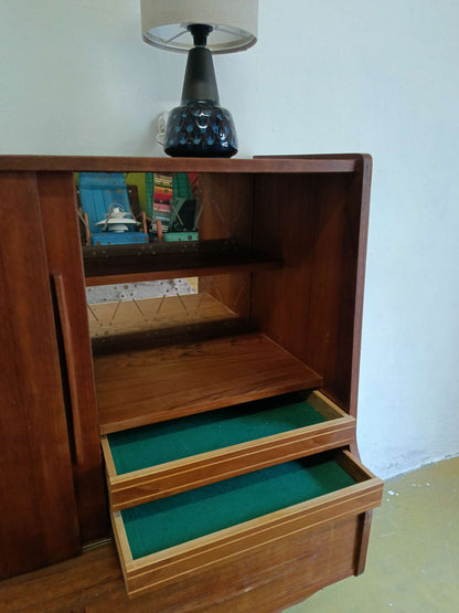 Credenza design danese vintage anni 50 [91vnt6] misure L.100 H.108 P.48 * IN FASE DI RESTAURO *