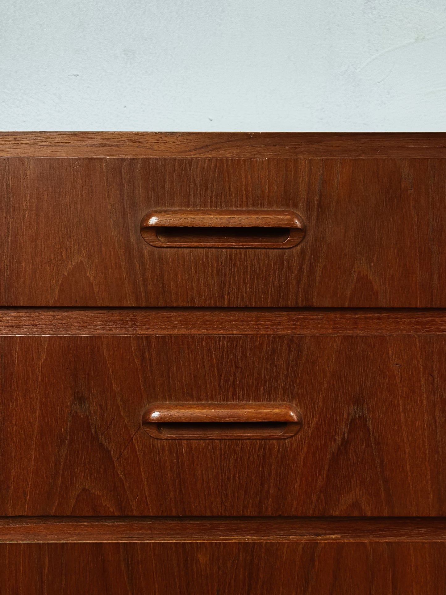 Coppia Comodini Vintage Danesi Teak Anni '50 | Tre Cassetti Compatti