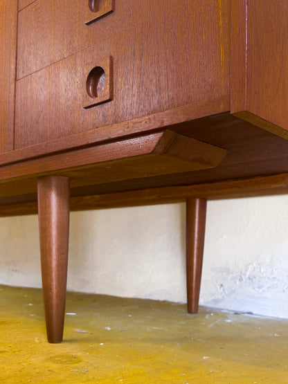 Sideboard design danese vintage anni 50 [91vnt1] misure L.242 H.84 P.42