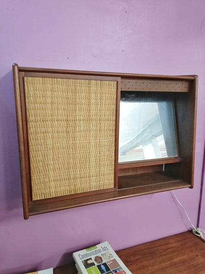 Specchio Arne Wahl Iversen vintage design danese originale anni 50 [72rdx-ratt] misure H.66 L.90 P.25