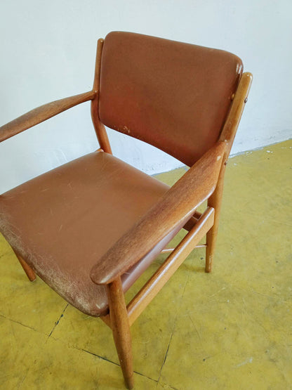 Poltroncina Arne Vodder Danese Vintage Anni '50 Teak