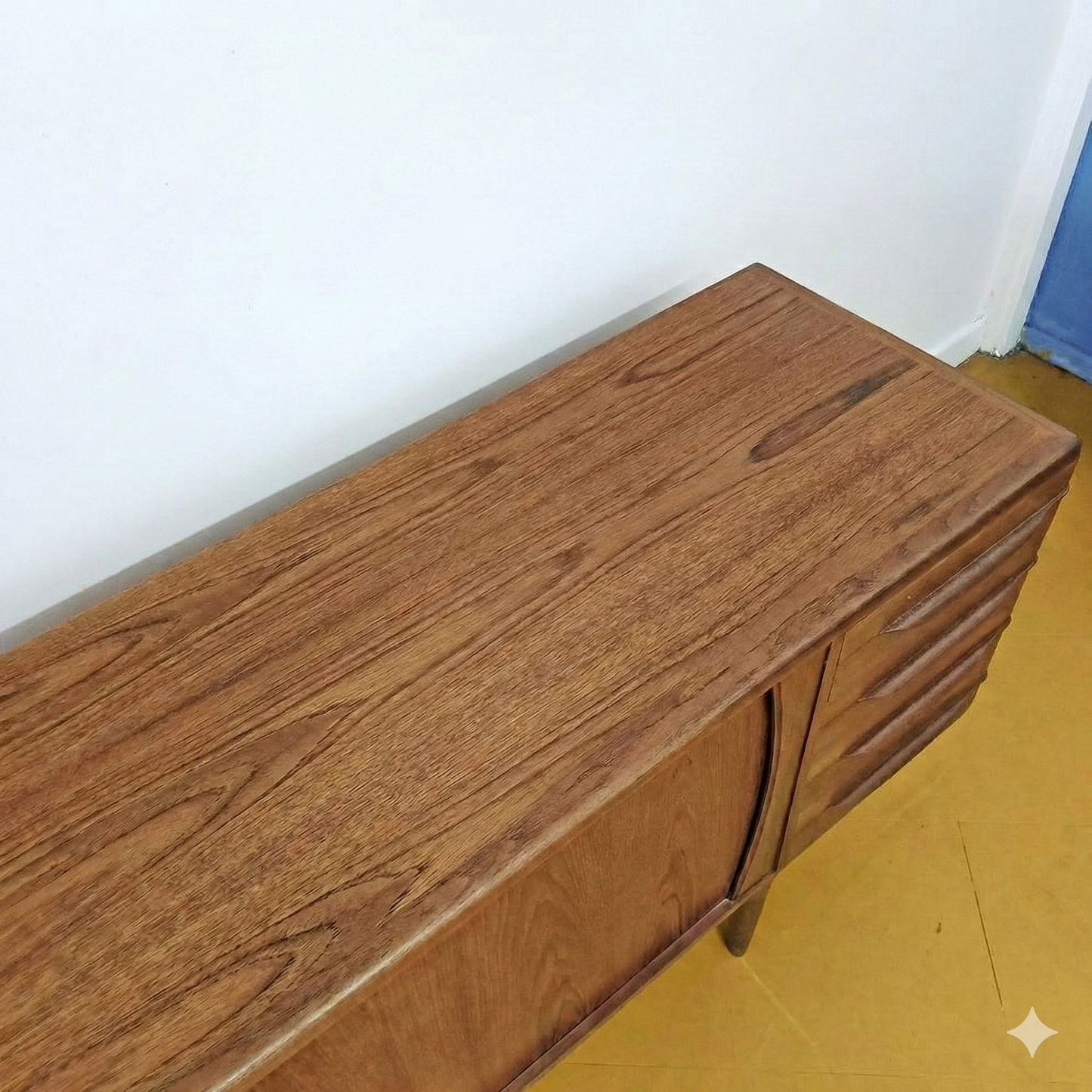 Sideboard Johannes Andersen Teak Anni 50 - Vintage Danese | Larghezza 240cm