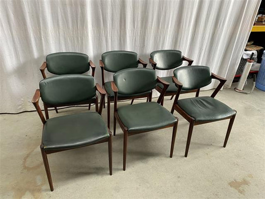 Sedie Kai Kristensen vintage design danese anni 60 [j44116] misure su richiesta