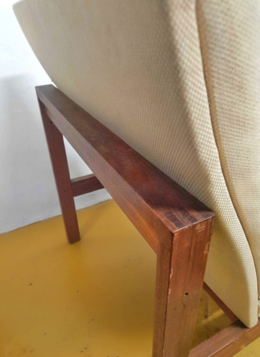 Coppia Poltrone Moduline Gjerlov Knudsen Lind | Teak Anni '60 | 57cm
