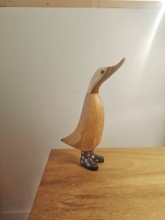 Papera a fiori stivale blu [1]