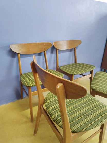 Sedie Farstrup n.210 design danese vintage anni 50 [90jm1] misure L.45 H.77/46 P.40