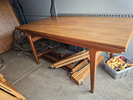 Tavolo Johannes Andersen rettangolare allungabile Danese Vintage Anni '60 Teak 158cm | IN ARRIVO A NOVEMBRE