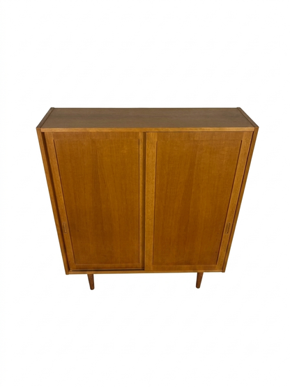 Armadio quercia due ante scorrevoli | design danese anni '60 | L.108 cm | 99ck2427