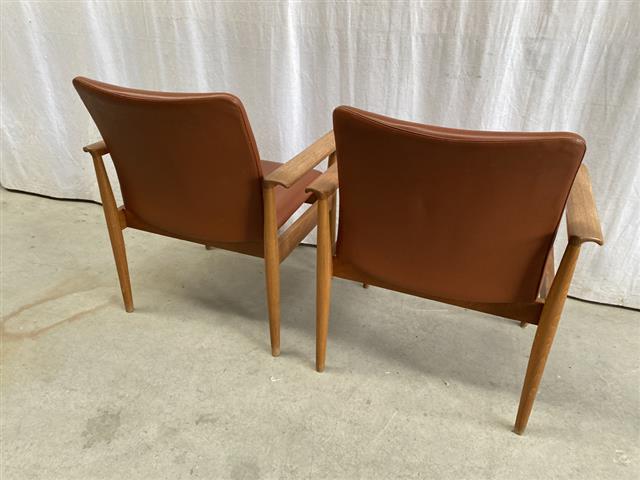 Poltrone Finn Juhl "Senator" design danese vintage [j44199] misure da richiedere