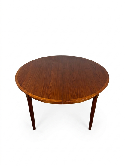 Tavolo rotondo teak Ø121 design danese vintage 1960 | 99ck2463