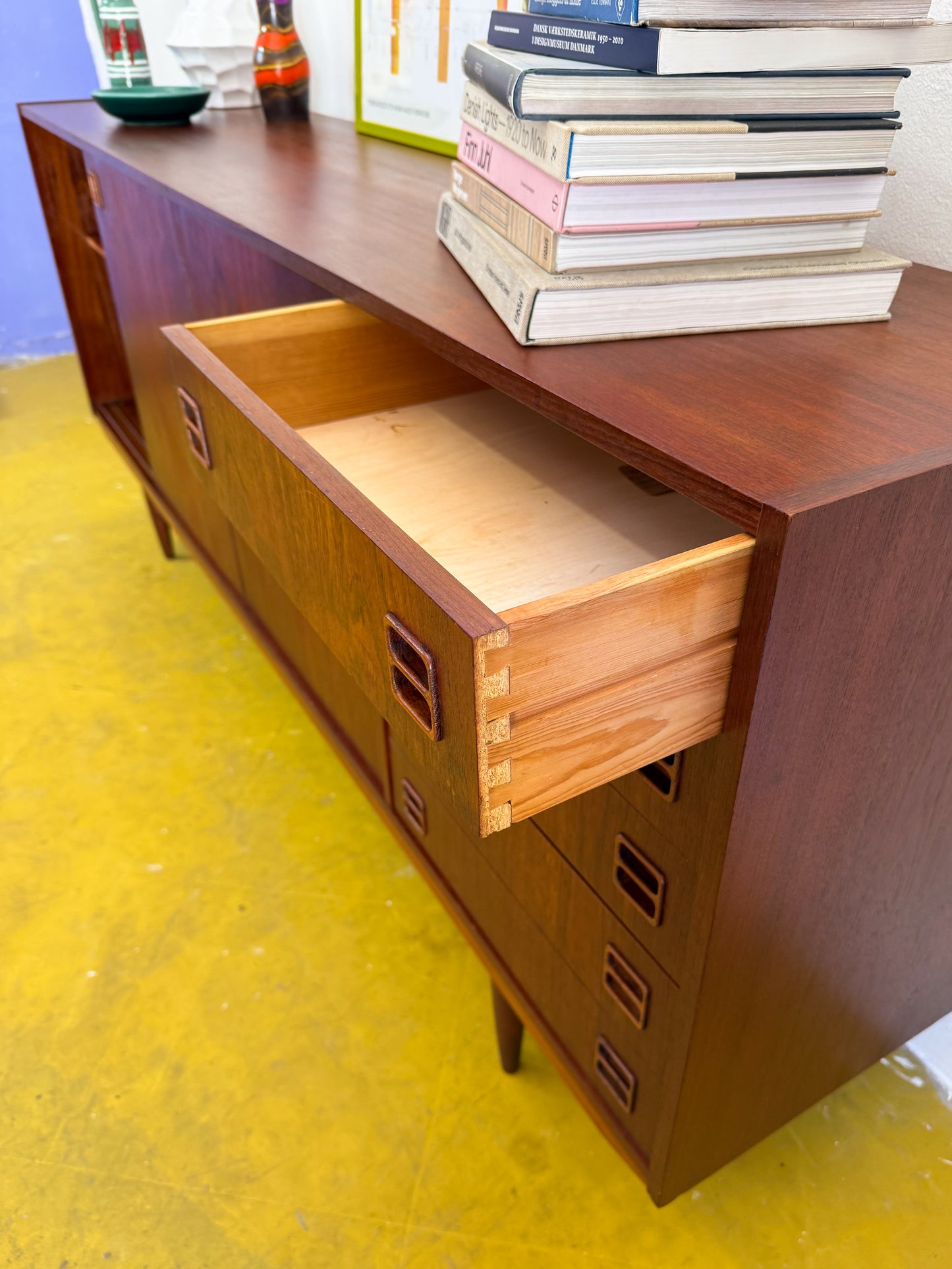 Sideboard vintage design danese originale anni 50 [68vc-2] misure L.200 H.84 P.43