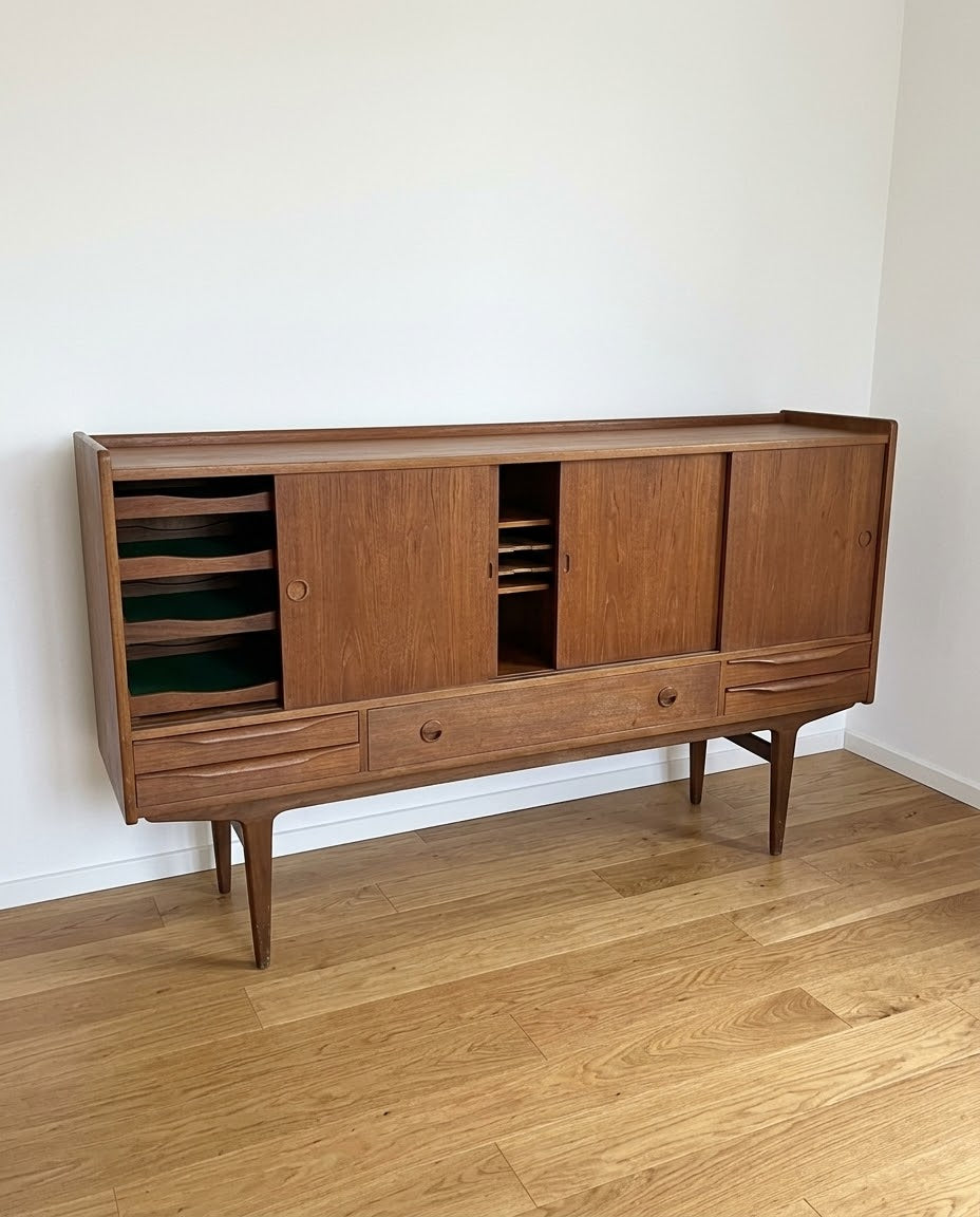 Credenza Johannes Andersen design danese vintage anni 50 | 100vnt4
