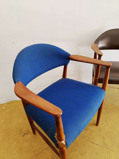 Sedie Kurt Olsen design danese vintage anni 60 [65sea-db12103] misure L.64 P.55 H.78/45