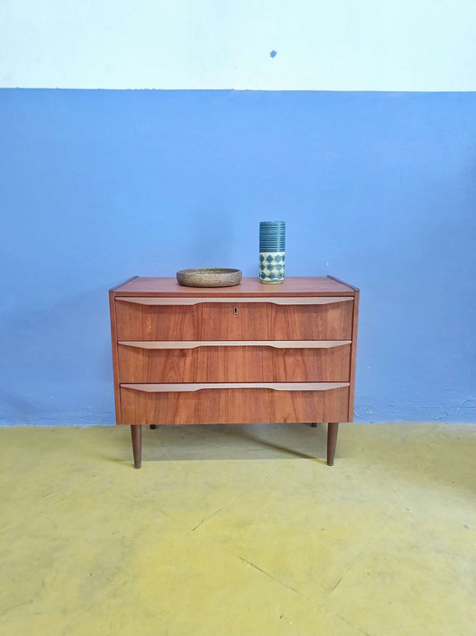 Cassettiera design danese originale vintage anni 50 [68j39788] misure L.80 H.64 P.42