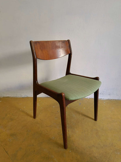 Sedia P.E.Jørgensen design danese originale vintage anni 60 [74st-3b] misure H.77/44 L.48 P.43/50