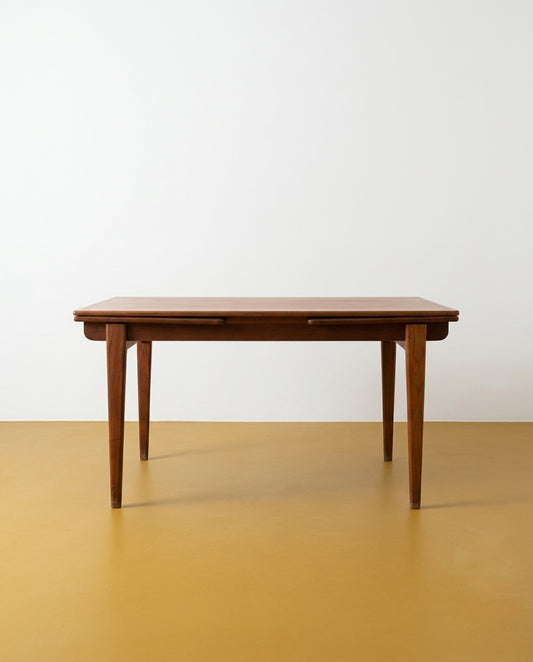 Tavolo Danese Vintage Anni '60 Teak 2 Allunghe | 140cm | 98vnt