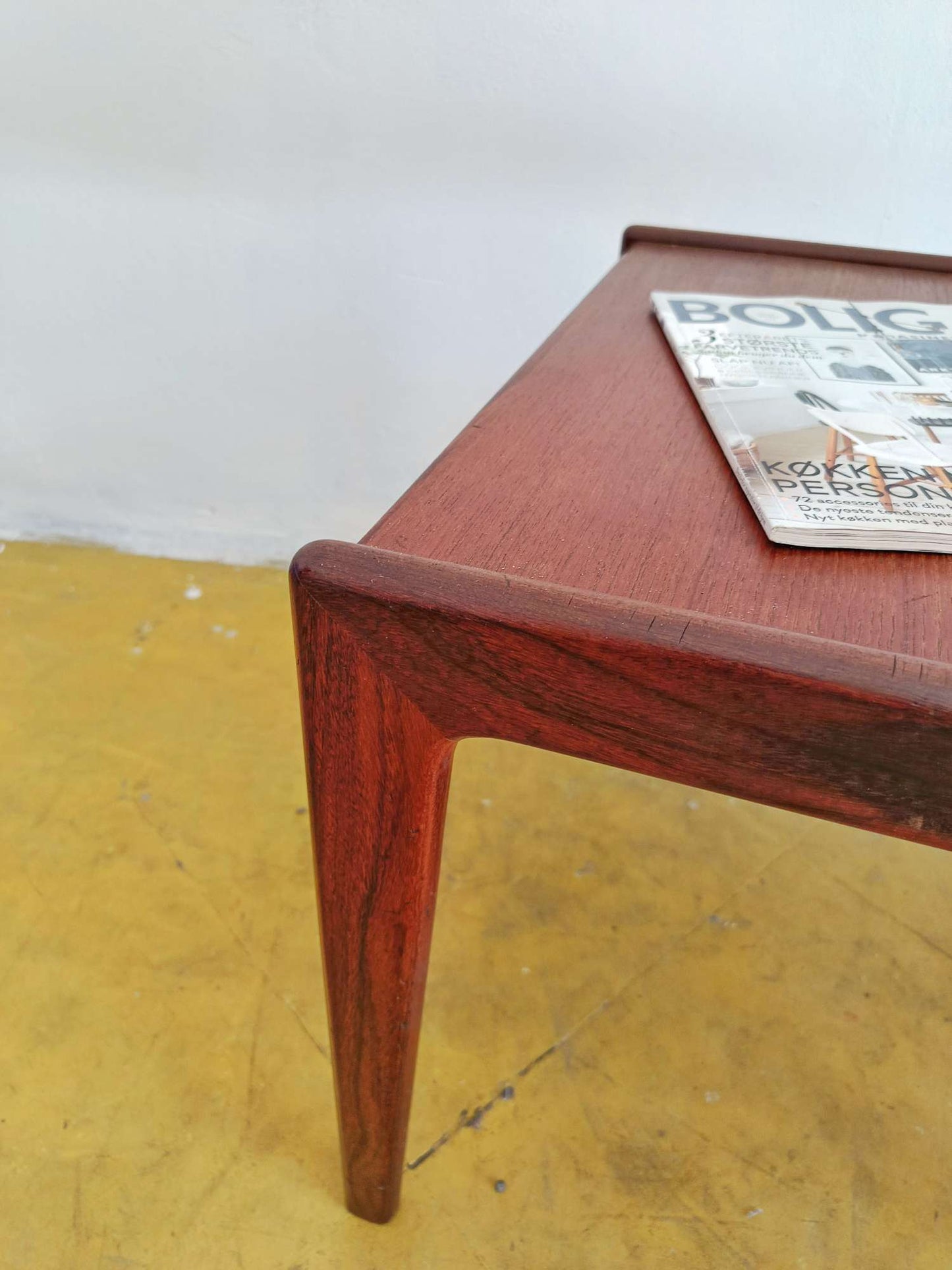 Tavolino Kurt Ostervig design danese vintage anni 60 [72sw16270] misure L.54 P.65 H.43