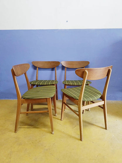 Sedie Farstrup n.210 design danese vintage anni 50 [90jm1] misure L.45 H.77/46 P.40