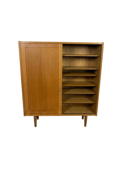 Armadio quercia due ante scorrevoli | design danese anni '60 | L.108 cm | 99ck2427