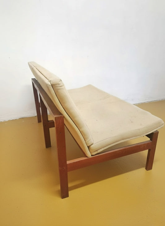 Coppia Poltrone Moduline Gjerlov Knudsen Lind | Teak Anni '60 | 57cm