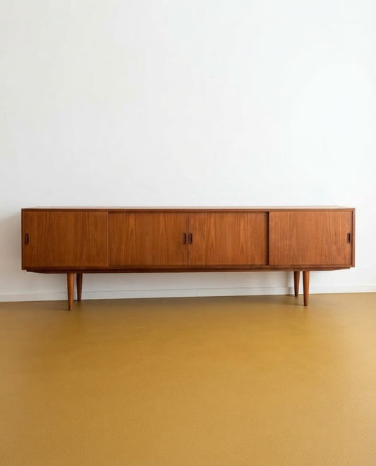 Sideboard Design Danese Vintage Anni '50 Teak | 240 cm | 99vnt240