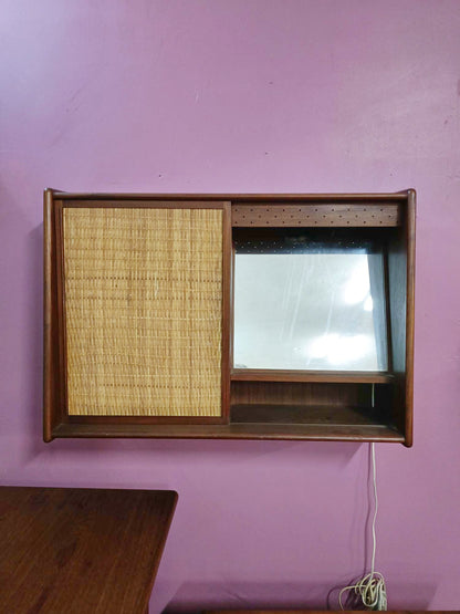Specchio Arne Wahl Iversen vintage design danese originale anni 50 [72rdx-ratt] misure H.66 L.90 P.25