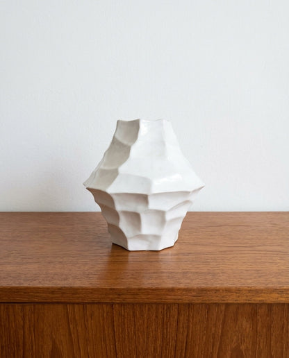 Vaso design scandinavo vintage anni 60 [76bianco]