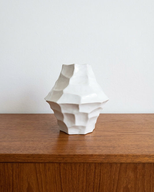 Vaso design scandinavo vintage anni 60 [76bianco]