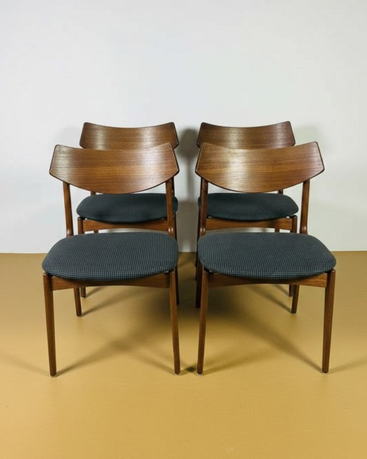 4 Sedie Funder&Smith design danese vintage anni 50 | 95ck