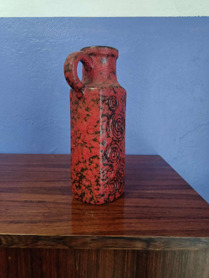 Vaso west germany vintage anni 60 [rosso]
