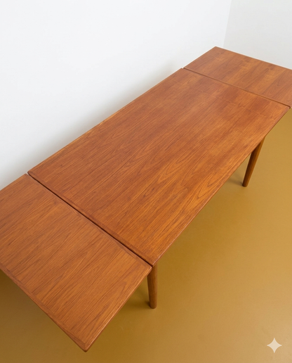 Tavolo BRDR FURBO Danese Vintage Anni '60 Teak 2 Allunghe | 145cm | 97vnt3