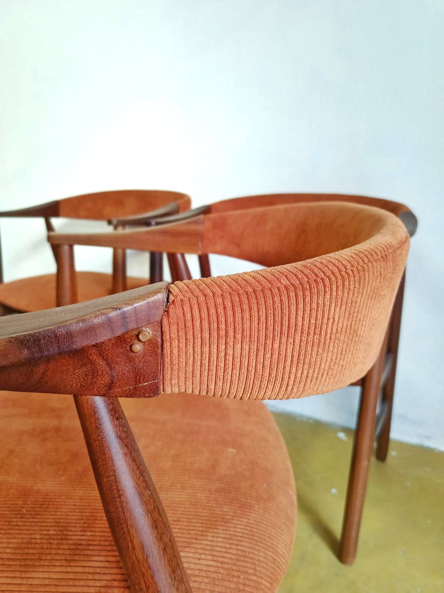Sedie Thomas Herlev n.213 design danese originale vintage anni 50 [58j-61j-37845+38174] misure H.72/43 L.56 P.46
