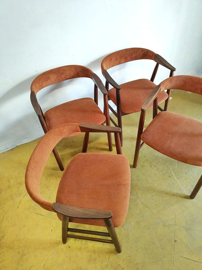 Sedie Thomas Herlev n.213 design danese originale vintage anni 50 [58j-61j-37845+38174] misure H.72/43 L.56 P.46