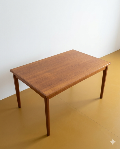 Tavolo BRDR FURBO Danese Vintage Anni '60 Teak 2 Allunghe | 130cm | 97vnt2