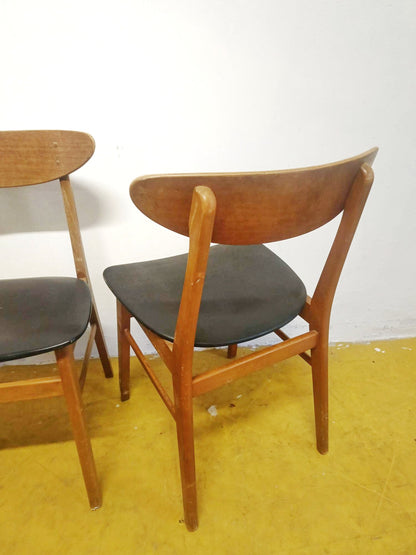 Sedie Farstrup Modello 210 Danesi Vintage Anni '50 Teak | set 2 sedie