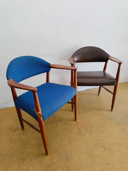 Sedie Kurt Olsen design danese vintage anni 60 [65sea-db12103] misure L.64 P.55 H.78/45