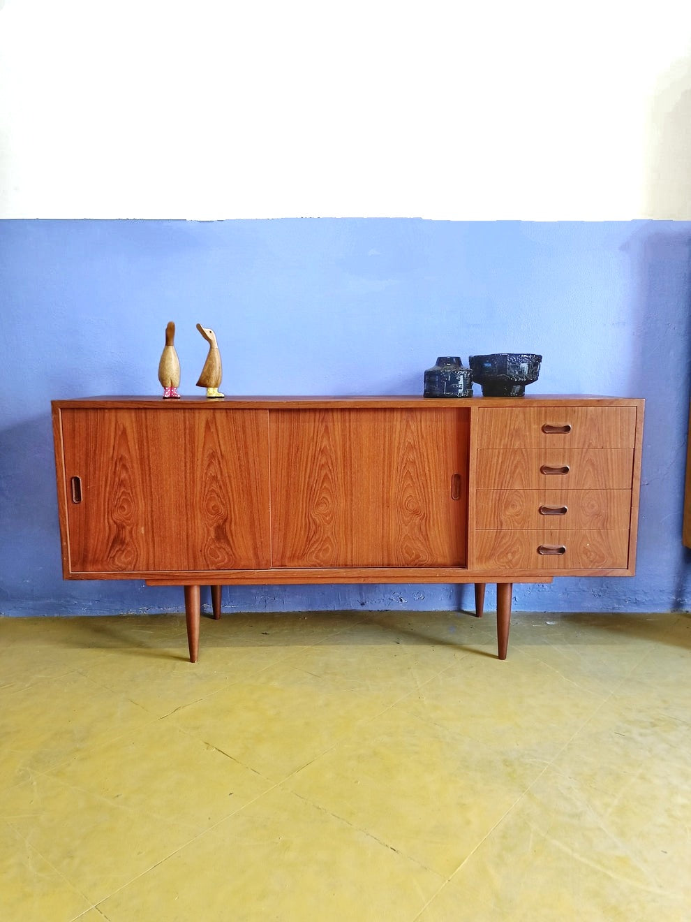 Sideboard design danese vintage anni 50 [89vnt2] misure L.160 H.76 P.40