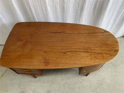 Scrivania design danese vintage anni 50 [j43822] misure su richiesta