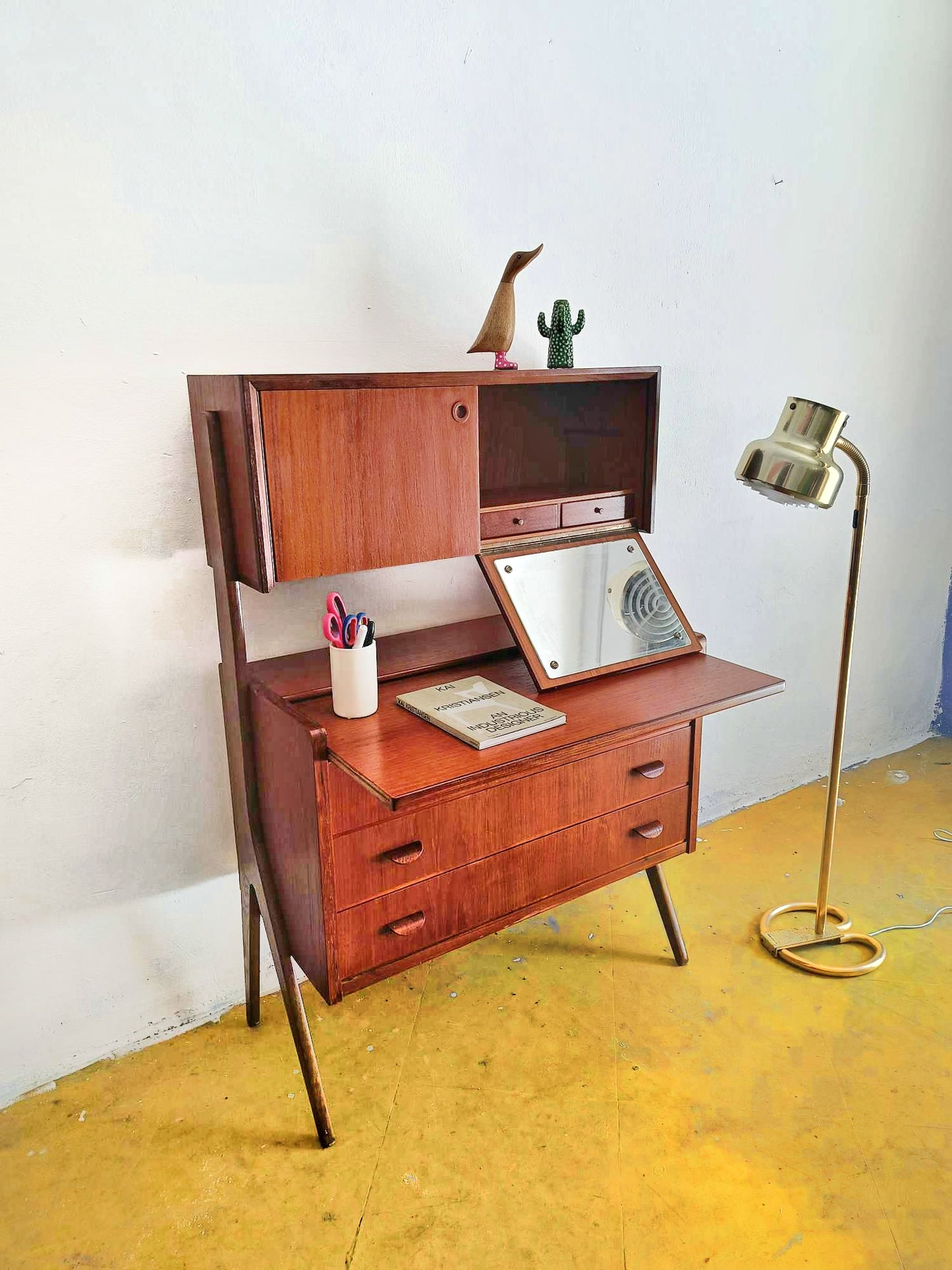 Credenza design danese vintage anni 50 [91vnt5] misure L.88 H.128 P.42