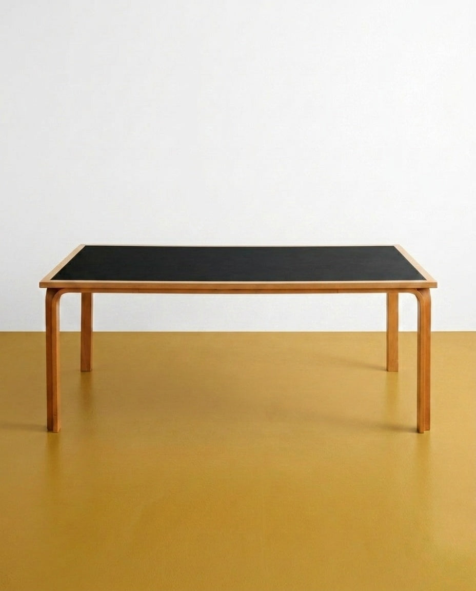 Tavolo Magnus Olesen nero design danese anni 60 | 140cm | 98ck2
