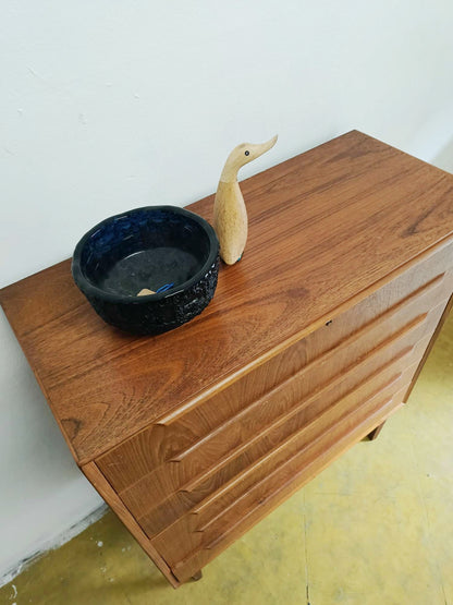 Cassettiera Danese Anni '50 Teak | 6 Cassetti 104cm