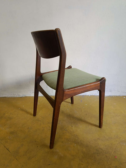 Sedia P.E.Jørgensen design danese originale vintage anni 60 [74st-3b] misure H.77/44 L.48 P.43/50