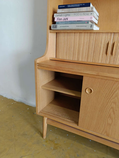 Libreria Johannes Sorth design danese vintage anni 50 [89ck1799] misure L.182 H.100 P.43