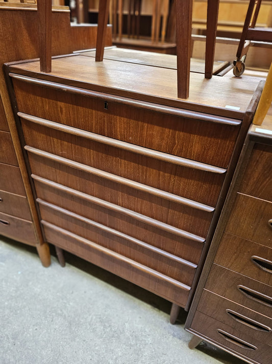 Cassettiera Danese Vintage Anni '50 Teak | Quattro Cassetti Verticale 78cm | IN ARRIVO A NOVEMBRE