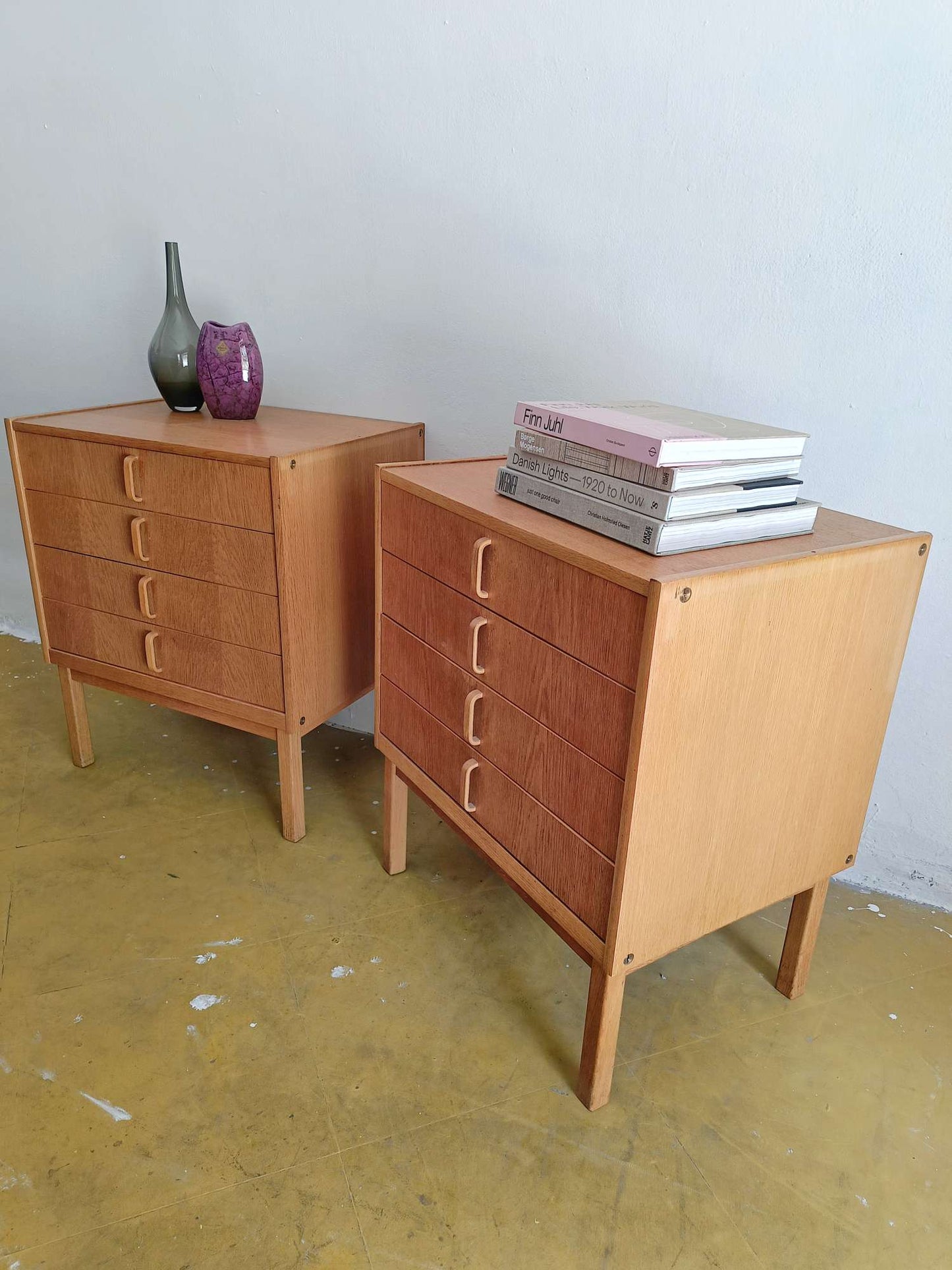 Comodini / cassettiere Bertil Fridhagen design svedese vintage anni 60 [84sw24712+24735] misure L.62 H.72 P.45