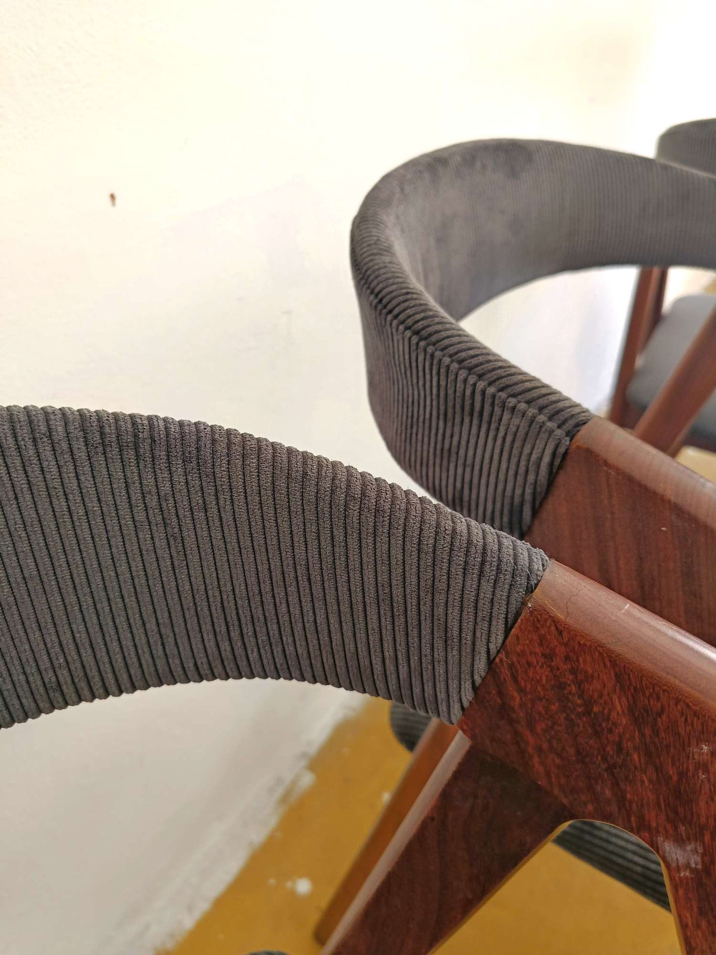 Sedie vintage design danese anni 50 [86st4fork] * NUOVA STOFFA * misure H.75/45 L.50 P.49